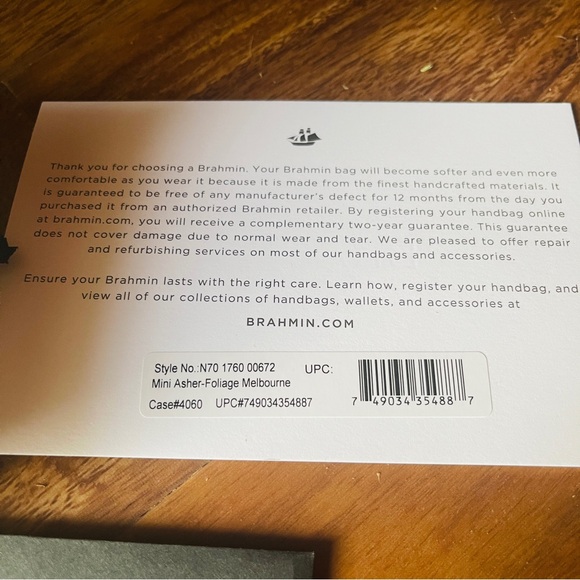 🍂VIVID BRAHMIN MINI ASHER FALL FOLIAGE CROC EMBOSSED LEATHER MELBOURNE! - Picture 4 of 16